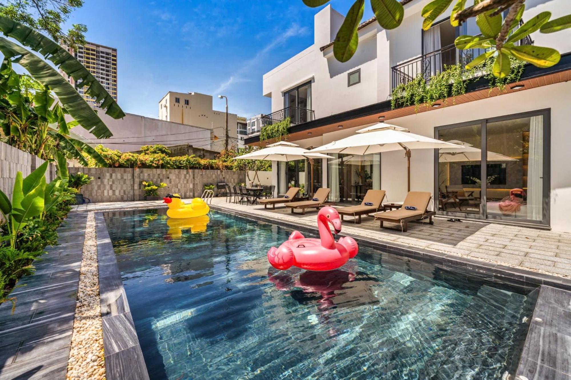 Luxurious 500M Villa, Private Pool, 300M To Beach دا نانغ المظهر الخارجي الصورة